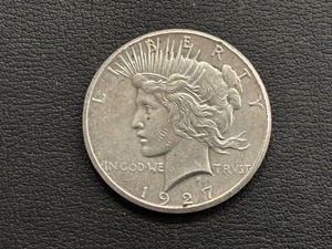 lot 15 image: 1927 Peace Dollar Only 848,000 Minted