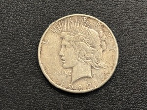 lot 17 image: 1927-S Peace Dollar Only 866,000 Minted