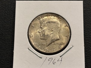 lot 29 image: 1964 Kennedy Half Dollar