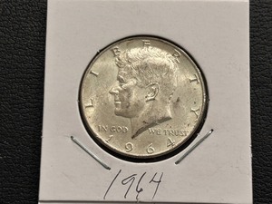 lot 30 image: 1964 Kennedy Half Dollar
