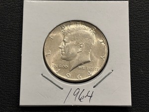lot 33 image: 1964 Kennedy Half Dollar