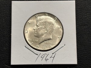 lot 68 image: 1964 Kennedy Half Dollar