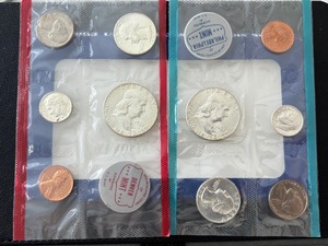 lot 48 image: 1963 P & D Mint Set