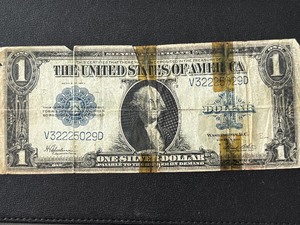 lot 21 image: 1923 Blue Seal Silver Certificate