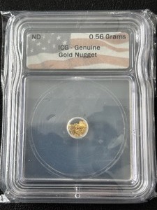 Gold Nugget ICG .56 Grams