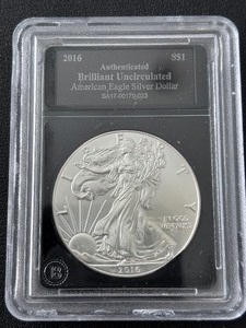 lot 34 image: 2016 Silver Eagle Uncirculated