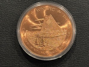 lot 98 image: Royal Canadian Mint Copper Round