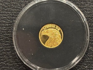 lot 87 image: 1100th Ounce .999 Fine Gold Round