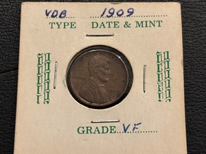 lot 84 image: 1909 VDB Lincoln Cent