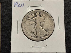 lot 85 image: 1920 Walking Liberty Half Dollar