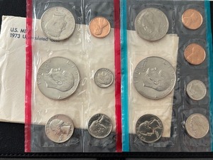 lot 61 image: 1973 P & D Mint Set