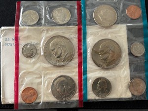 lot 63 image: 1975 P & D Mint Set