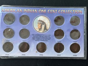 lot 103 image: Indian Head Cents