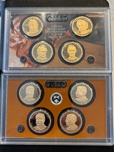 lot 118 image: Presidential Dollar Proof Coins