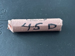 lot 185 image: 1945-D Lincoln Cent Roll
