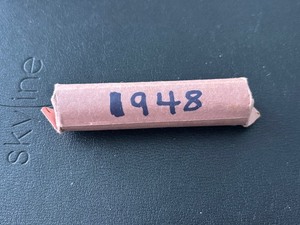 lot 186 image: 1948 Lincoln Wheat Cent Roll
