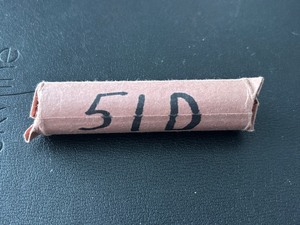 lot 187 image: 1951-D Lincoln Wheat Cent Roll