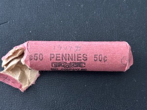 lot 197 image: 1947-D Lincoln Wheat Cents