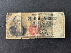 lot 127 image: 1868 Fractional Currency 50 Cents