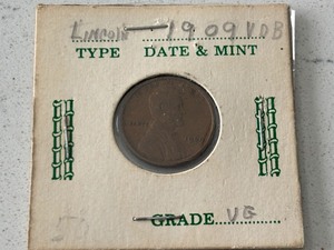 lot 139 image: 1909 VDB Lincoln Cent