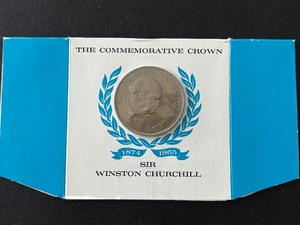 lot 142 image: 1965 Winston Churchill Commemorative Crown