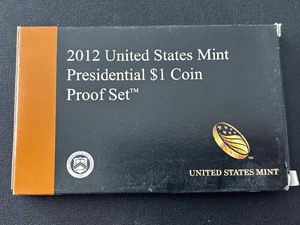 lot 155 image: 2012 Presidential Dollar Proof Set