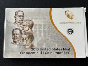 lot 156 image: 2013 Presidential Dollar Proof Set