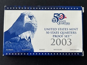 lot 153 image: 2003-S State Quarter Proof Set