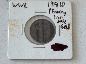 lot 15 image: 1918 German 10 Pfennig