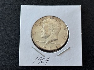 lot 24 image: 1964 Kennedy Half Dollar