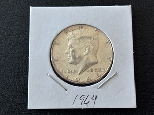 lot 25 image: 1964 Kennedy Half Dollar