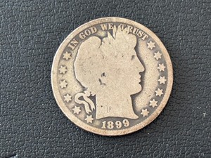 lot 27 image: 1899-O Barber Half Dollar 1,724,000 Minted