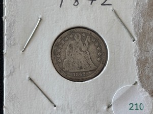 lot 30 image: 1842 Liberty Seated Dime