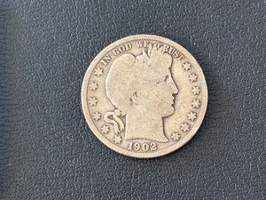 lot 34 image: 1902-S Barber Half Dollar