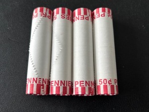 lot 90 image: Lincoln Wheat Cent Rolls