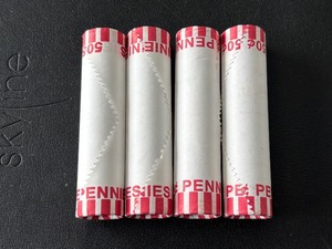 lot 91 image: Lincoln Wheat Cent Rolls