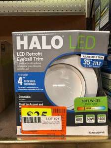 lot 21 image: 4 inch LED Recessed Lamps