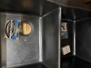 lot 49 image: Black Kitchen  Sink