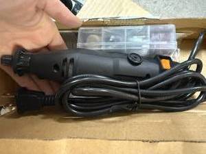 lot 59 image: WEN 23101 1-Amp Variable Speed Rotary Tool with 100 Accessories
