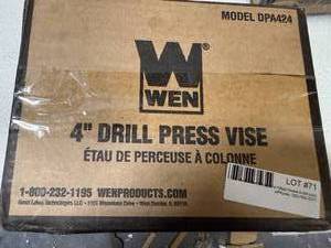 lot 71 image: WEN DPA424 4 in. Drill Press Vise