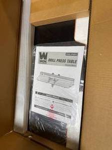 lot 96 image: WEN DPA2513 24-by-12-Inch Drill Press Table with an Adjustable Fence and Stop Block