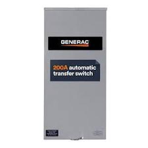 lot 5 image: Generac 200-Amp Service Rate Automatic Whole House Transfer Switch   Customer Returns See Pictures
