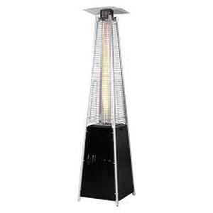 outermust 48,000 BTU Steel Propane Standing Pyramid Patio Heater with Wheels Ideal for Backyard Balcony 6-8 people  Customer Returns See Pictures