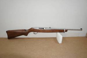 lot 1M image: 1999 Ruger 1022 Carbine .22 LR Stainless Steel Semi-Auto Rifle