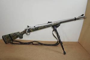 Remington 700 ML .50 Cal Black Powder Muzzleloader - Stainless on Camo