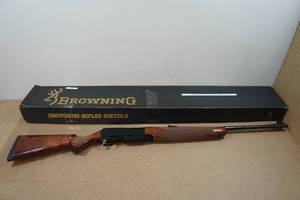 lot 1L image: 1997 Browning BPR 7mm Rem Mag Pump-Action Rifle