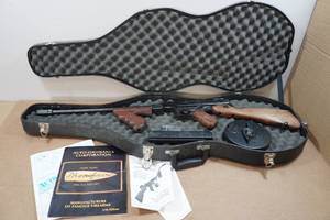 Auto-Ordnance Thompson 1927 A1 .45 ACP Semi-Auto Carbine Rifle - Drum Magazine, Guitar Case
