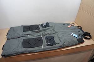 lot 30 image: Clam Icearmor Ascent Bibs with Motion Float - Medium