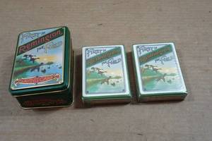 lot 70 image: Remington Playing Card Packs in Collectible Tin