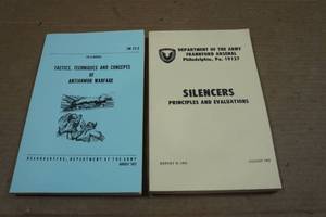 lot 82 image: Vintage Military Guide Books - Tactics of Antiarmor Warfare, Silencers